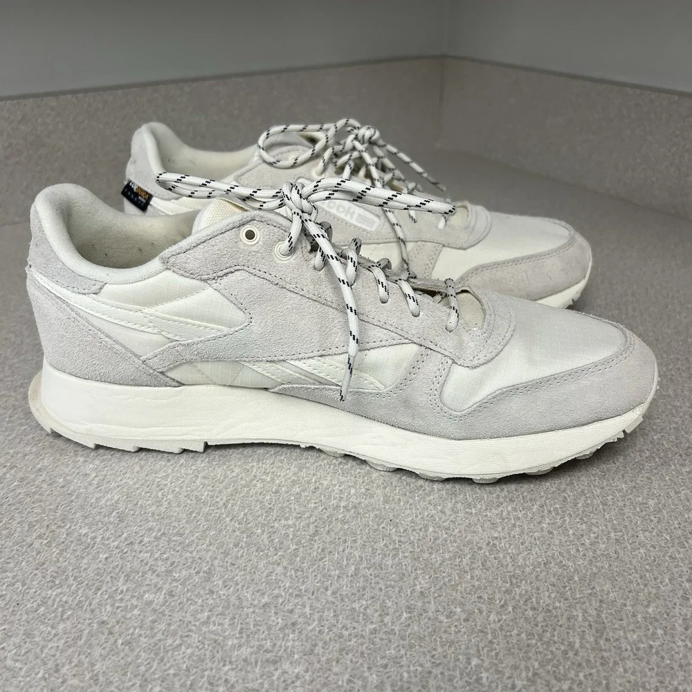 Reebok Men's Classic Leather Cordura White/cream Sneakers Size 11 EUC‎